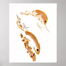 Fieldmice en grano poster