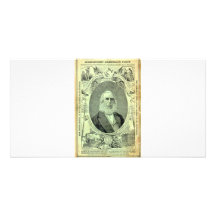 Fiesta 1876 de dolar plantilla para tarjeta de foto