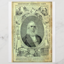 Fiesta 1876 de dolar tarjetón