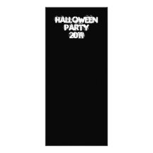 Fiesta 2011 de Halloween. Blanco y negro. Personal Plantilla De Lona