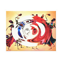 "FIESTA" 20" DEL BAILE X 16" IMPRESIONES EN LONA