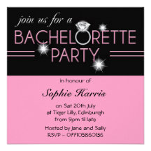 Fiesta 2 de Bachelorette del rosa del anillo de Bl Comunicados Personalizados