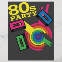fiesta 80s tarjetón