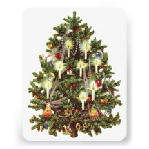 Fiesta adornado Victorian del árbol de navidad del Comunicados