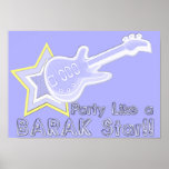 Fiesta como una estrella de Barak Poster
