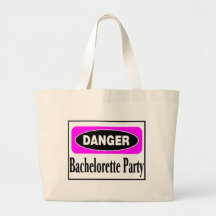 Fiesta de Bachelorette del peligro Bolsas Lienzo