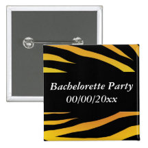 Fiesta de Bachelorette del tigre Pin