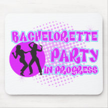 Fiesta de Bachelorette en curso Alfombrillas De Ratón