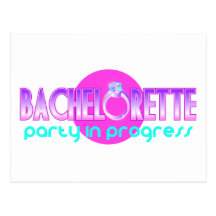 Fiesta de Bachelorette en curso Postal