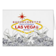 Fiesta de Bachelorette en la tarjeta de Las Vegas