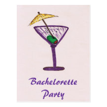 Fiesta de Bachelorette Postal