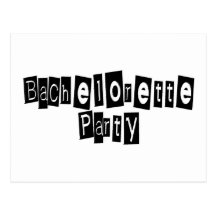 Fiesta de Bachelorette Tarjeta Postal