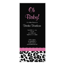 Fiesta de bienvenida al bebé V12 del chica del mod Invitacion Personal
