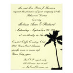 Fiesta de cena de la palmera para la novia y el no invitaciones