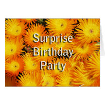 Fiesta de cumpleaños de la sorpresa felicitaciones