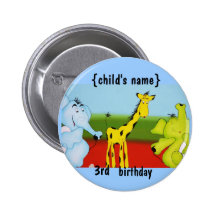 fiesta de cumpleaños de los animales del dibujo an pin