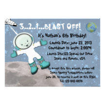 Fiesta de cumpleaños del hombre del espacio comunicados