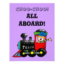 fiesta de cumpleaños del tren del choo del choo 10 anuncio personalizado