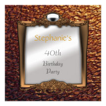 Fiesta de cumpleaños elegante de la invitación