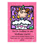 Fiesta de cumpleaños linda de LittleGirlie invitat Anuncios