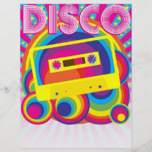 Fiesta de disco tarjetón