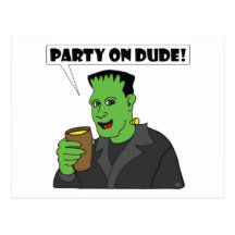 Fiesta de FRANKENSTEIN Postal