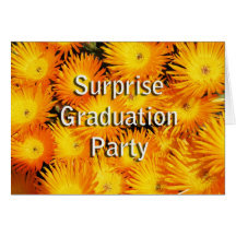 Fiesta de graduación de la sorpresa felicitacion 