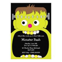 Fiesta de Halloween de la cara del monstruo de Fra Comunicados