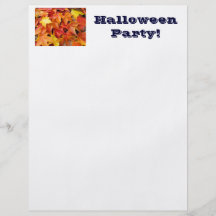 ¡Fiesta de Halloween! Diseño del papel del aviador Tarjetón