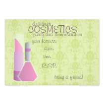 Fiesta de los cosméticos invitaciones