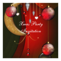 Fiesta de Navidad de Navidad de la invitación