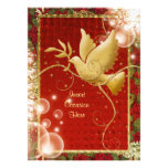 Fiesta de Navidad elegante de los remolinos de la  Invitaciones Personalizada
