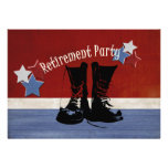 Fiesta de retiro militar anuncio personalizado