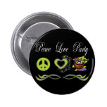 Fiesta del amor de la paz pin