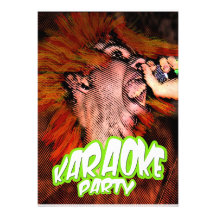 Fiesta del Karaoke Invitación