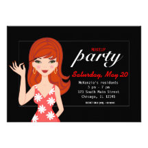 Fiesta del maquillaje invitación