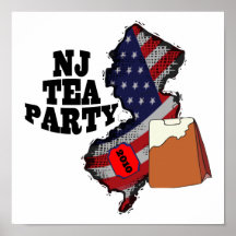 fiesta del té 2010 de New Jersey Posters
