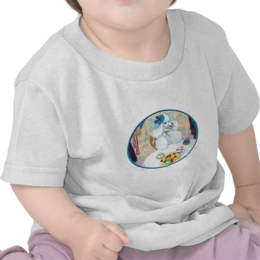 Fiesta del té blanca del caniche camiseta