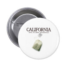 Fiesta del té de Bakersfield California Pins
