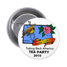 FIESTA DEL TÉ DE DAKOTA DEL NORTE PINS