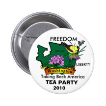 FIESTA DEL TÉ DE WASHINGTON PINS