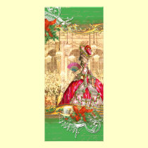 Fiesta del té del navidad de Marie Antonieta Versa invitaciones