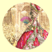 Fiesta del té del navidad de Marie Antonieta Versa pegatinas