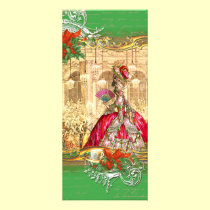Fiesta del té del navidad de Marie Antonieta Versa tarjetas publicitarias