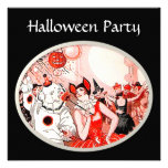 Fiesta del traje de Halloween del vintage Comunicados