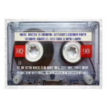 Fiesta divertido de Mixtape del casete 80s Comunicado