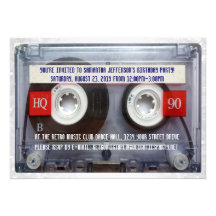 Fiesta divertido de Mixtape del casete 80s Comunicado