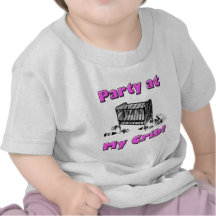 ¡Fiesta en mi pesebre! Rosa Camiseta