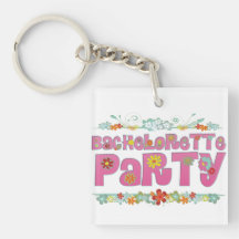 fiesta floral del bachelorette del hippie de las f llavero