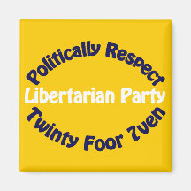 Fiesta libertario - Twinty Foor 7ven Imán De Frigorífico